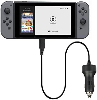 YOTOSAN High Speed car charger Adapter for Nintendo Switch 5V/2.4A Fast Charging Car Charger.