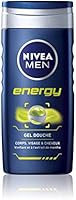 Nivea Men Gel Douche 3en1 Energy 250 ml - Lot de 6