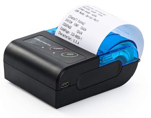 Niyama BT-II Wireless Bluetooth Thermal Mobile Receipt POS Printer 58 mm (2 inch) | Battery Backup + Chargeable | Android, Wi