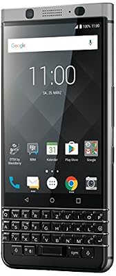 BlackBerry Smartphone KEYone Business (32 GB, LTE, appareil photo 12 Mpx, 11,4 cm (4,5 pouces)), argenté