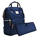 Produktbild Necessibaby Baby Wickelrucksack extra groß breit offen wasserdichte Babytasche mit gepolsterten Schultergurten und isolierten Taschen, ideal für Reisen Eltern (blau)