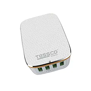 Tessco BC-205 USB Charger (Four Port USB) 4 Amp for All Android Devices