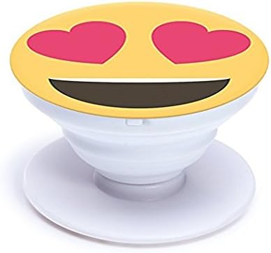 Cell Phone Holder, QueenDer Emoji Expanding Stand and Grip For Smartphones (iPhones,Samsung, HTC)and Tablets (iPad,Mini iPad) Fashion Air Sac Holder - Smile