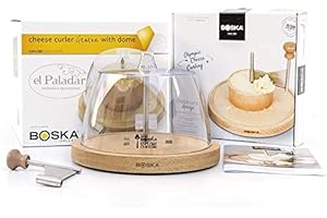 EL PALADAR JAMONERIA & DELICATESSEN Boska máquina girolle para queso Tête de Moine cortador de virutas diseño elegante uso gourmet