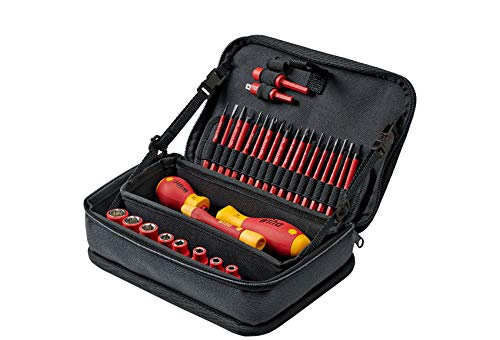 Wiha 43465 slimVario Electric Mixed 31-Piece Set in Functional case Tool Set red Yellow