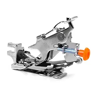 Generic Household Sewing Machine Pleating Ruffler Gather Zipper Presser Foot-15012489MG - Silver