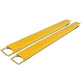 Produktsmaße:153 x 16 x 6 CM Happybuy 153 X 16 CM(60 X 6 Inch) Gabelverlängerung für Stapler stabil hochwertig Gabelstapler Verlängerungen Hochfester Stahl Paletten Gabel Verlängerungen für Gabelstapler (153CM)