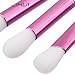 Fashion Base® 7Pcs Purple Pink Gradient Makeup Brushes Set Rainbow Glitter Unicorn Handle Cosmetic Eyeshadow Eyebrow Eyeliner Blending Brush Beauty Tools Kits