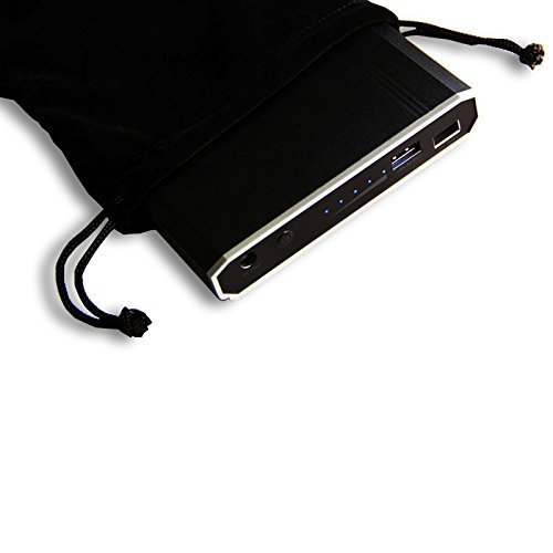 Lizone® Extra Pro Super Kapazität 40000mAh tragbar Externer Akku Batterie Power Bank Ladegerät mit Notizbuch, Laptop Apple MacBook Air , MacBook Pro , MacBook , Powerbook und iBook ; HP Compaq Pavilion , Mini, ElifeBook , ProBook , Presario , Neid und G; IBM Lenovo ThinkPad und IdeaPad; USB-Port für iPad Air, iPad Mini, iPad und iPhone ; Samsung Galaxy Nexus , MOTO , G, LG , HTC und Mehr -Aluminium Körper als Original MacBook Körper (nicht Kunststoff ) – 18 Monate Garantie (40000mAh Schwarz) - 8