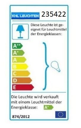 LED Aussenlampe Aussenleuchte Up & Down 2x3W warmweiß IP44 GU10 21cm Außenlampe - 2