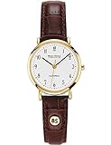 Bruno Söhnle Damen Analog Quarz Uhr mit Leder Armband 17-33045-921