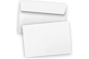 ‎EINLADUNGSKARTEN MANUFAKTUR HAMBURG Briefumschläge DIN C6 weiß | 50 Stück | selbstklebend ohne Fenster | Umschläge in PREMIUM Qualität, kleine Kuverts (114 × 162 mm) gerade Klappe, Innen grau | 80 g/qm