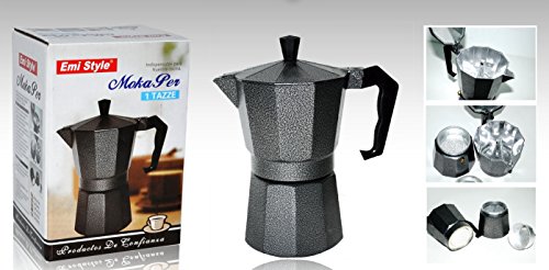 ducomi® Haus - Moka Express 1 tazza anthrazit ducomi® Haus - Moka Express 1 tazza anthrazit Bilder