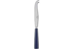 Sabre Paris | Couteau à fromage 24 cm Icône couleur Bleu nuit. Couvert en Acier Inoxydable