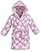 Baby Girls Printed Fleece Robe with Hood (6/12 months)
