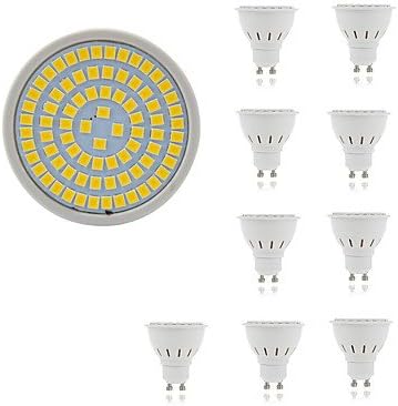 10pcs 80LEDs SMD2835 5W LED Spotlight GU10/MR16(GU5.3)/E27 400lm Warm White Cool White Decorative Lampada LED Bulb AC220-240V , gu5.3
