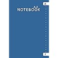 A To Z Notebook: 6 Pages per Letter, 158 Pages, A6 Small Pocket Size | Alphabetical Notebook With Tabs | Alphabet Notebook, Lined Journal Organiser (A ... Password Organizer, Writing - Blue Cover