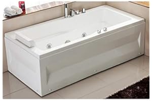 Bagno Italia vasca da bagno idromassaggio 170x70 per una persona rubinetteria 9 idrogetti I