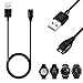 Price comparison product image GOSETH for Garmin Fenix 5 USB Charger Cable, Charger Charging Cable for Garmin Fenix 5/Fenix 5S/Fenix 5X/Forerunner 935 Smart Watch (120cm)