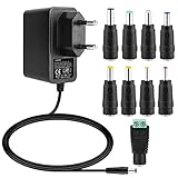 ✅Hinweis:Da es viele Arten von Adapterausgangsspannungen gibt(Zum Beispiel 3.5V,5V,9V,12V,19V,24V und so weiter),viele Arten von Ausgangsstrom(Zum Beispiel 0.5A,1A,1.5A,2A,3A,5A,10A und so weiter),Wenn Sie beim Kauf nicht feststellen können,welche Spannung und welcher Strom Ihr Gerät benötigt,Bitte kontaktieren Sie uns zuerst.(Oder überprüfen Sie die Spannungs- und Stromparameter des Geräts) um Schäden an Ihren Geräten zu vermeiden.Die Ausgangsspannung des Adapters beträgt 12V 1A.