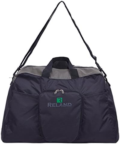 Reland Travel Duffel Bag Foldable Duffle Carry-On Lightweight Luggage Sports Gym for Men &amp; Women