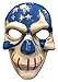 Produktbild UK The Purge Original USA Flagge Gesicht Luxus Halloween Hartplastik Maske mit Elastischer Gurt From The Election Year Film