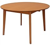Mesa comedor extensible madera color haya-madera