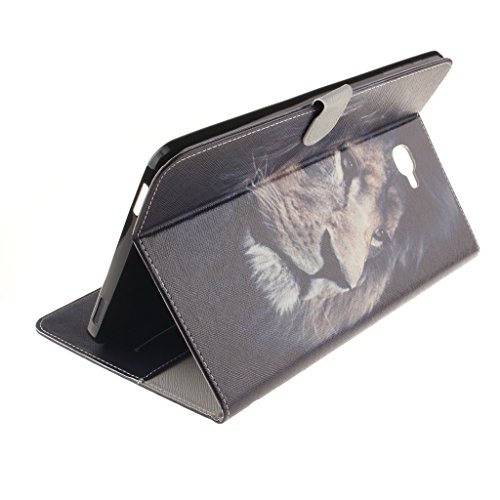 Samsung Galaxy Tab A 10.1″ T580 Hülle, COLJOY Samsung Galaxy Tab A 10.1″ T580 T585 Kunstledertasche PU Schutzhülle Tasche Leder Brieftasche Hülle Case Cover mit praktischer Ständerfunktion und Auto Sleep / Wake Up Funktion, TM13 - 5