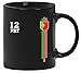 Produktbild Soccer World Cup Fussball WM Fanfest Gruppen bedruckte Kaffeetasse Bürotasse mit Spruch Motiv Streifen Trikot Portugal, Größe: onesize,Schwarz