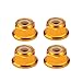 Produktbild Oyamihin 4Pcs M4 RC HSP 102049 (02190) Aluminium-Nylonmutter M4 für 1:10 Upgrade-Teile Aluminium-Profilverbinder Werkzeuge - Gold