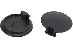 SAMTN Parachoques trasero del coche ojo de remolque cubierta de la tapa del remolque enchufe para Smart Fortwo, 4518850122C22A, 2PCS