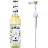 Monin Şekersiz Vanilya 700ml Şurup + Monin Şurup Pompası