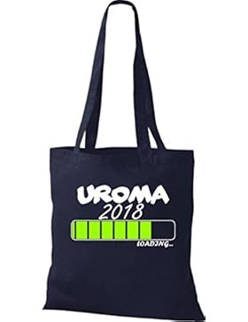 Stoffbeutel, Baumwolltasche, Shopper, Umhängetasche: UROMA 2018 ... LOADING; viele Farben