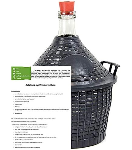 Damigiana Vetro 54 Litri Con Protezione Plastica - Per Vino, Olio O Alimenti - Made In Italy - Foto 9