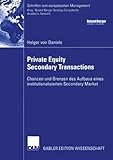 Image de Private Equity Secondary Transactions