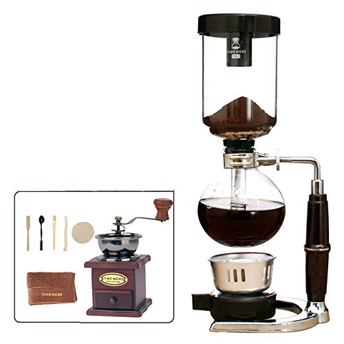 spécifications HOME UK- Siphon Coffee Kit Maker Manuel Café Machine ( couleur : Three People Servings )
