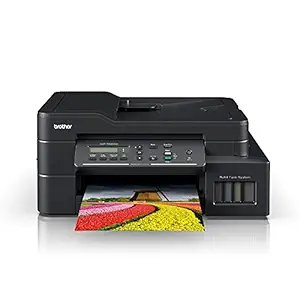 Brother DCP-T820DW All-in One Ink Tank Refill System Printer with Wi-Fi and Auto Duplex Printing, Black, Medium