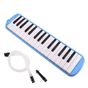 Generic IRIN 32 Key Melodica with Case Musical Instrument Blue