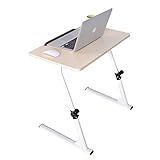 【Höhenverstellbar】Flexibler Laptoptisch, der individuell in der Höhe verstellbar ist - Je nach Wunsch zwischen 50cm und 76cm Arbeitshöhe.