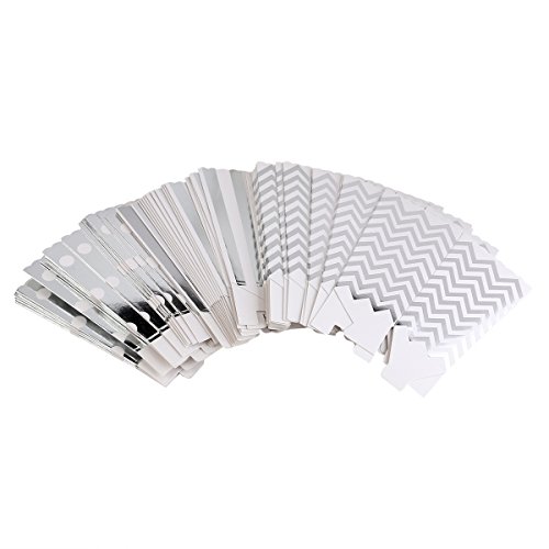NUOLUX Popcorn Boxen, Party Candy Container behandeln Kartons, Silber - 6