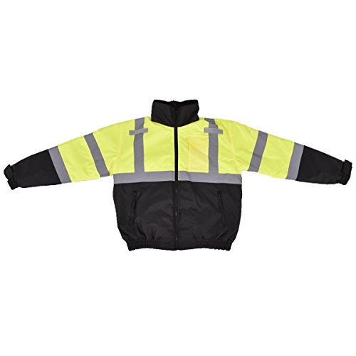 Sicherheitsjacke Warnschutz Warnjacke Jacke Arbeitsjacke Signalfarbe Gelb Winterjacke Größen XXL - 5