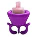 Contever® Silicone Finger Wearable Nail Polish Holder Ring Nail Art Varnish Bottle Stand Anti-Spill (Purple)