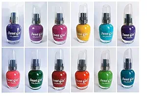 Home Cart - Girl Nail Polish Combo, Glossy Finish, 12Ml Each