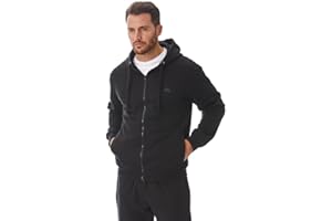 Iron Mountain Mens Reclaimed Przędza Ekologiczna Antypoślizgowa Elastyczny Wygodny Miękki polar Górna część z kapturem, jasnoszary, średni