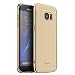 Produktbild Galaxy S7 Edge Hülle, Yinano® 3 in 1 Anti-Kratzer, Anti-Fingerabdruck, Stoßfest, Metall, Elektroplattierter Rahmen mit einer Anti-Rutsch, Matter Oberfläche, Ausgezeichnete Haptik für Samsung Galaxy S7 Edge (Gold)