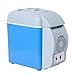 Price comparison product image 7.5 L Mini Car Refrigerator Portable Heating and Cooling Box with Strap, Blue