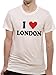 Produktbild T-Shirt (Unisex-Xl) I Love London (White)
