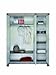 Schardt Wardrobe Nordic Driftwood with 3 Doors (Grey)