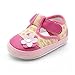 Itaar Baby Girls Shoes Flower Pattern with Soft Sole Velcro