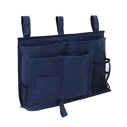 Pawaca Bunk Bed Organizer for Kids,bedside Storage Bag Caddy Hanging Organizer, Bed Organizer Hanging Pocket Bag Dorm Diaper Bag for Crib